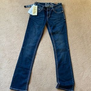 Women’s Cedar Rose boot cut denim jeans. Size 25 W 34 L Brand new never worn.